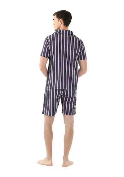 Yeni İnci Önden Düğmeli 3'lü Erkek Pijama Takım Epj802 001