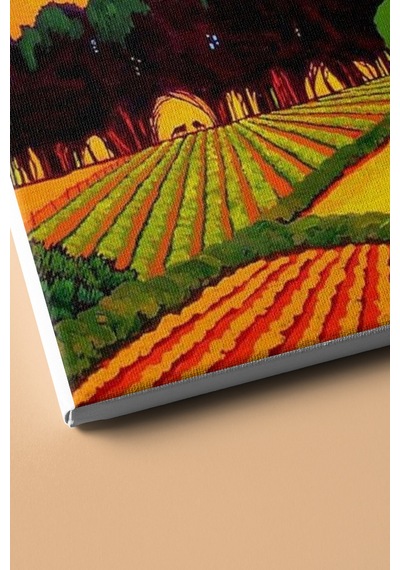 Webstyle Sayılarla Boyama Seti Kasnaklı Renkli Dağlar 60 X 75 Cm