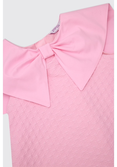 Panço Kız Çocuk Pembe Elbise