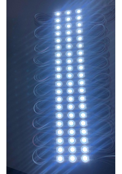 Beyaz 3 Ledli Kablolu Parmak Led 12 V 5 Adet