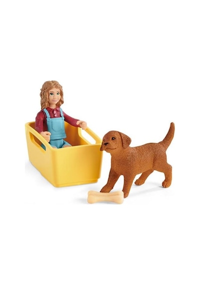 Schleich Yavru Köpek Arabası 42543