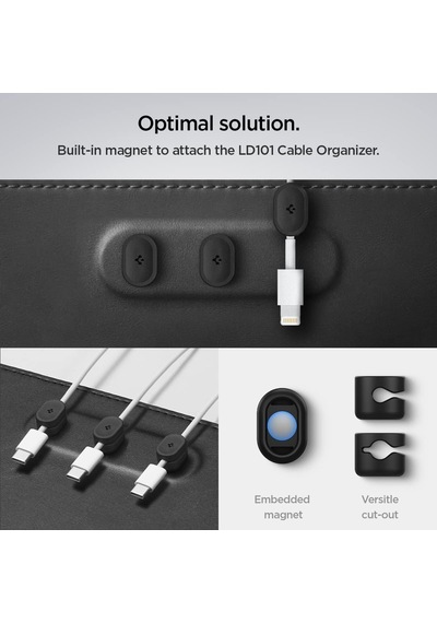 Regnum Büyük Boy 90x40cm Mouse Pad Vegan Deri + Kablo Düzenleyici Ld302m Black - App05267