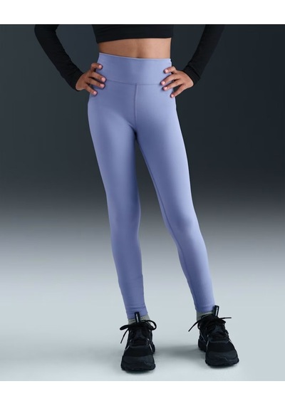 Nike Fz5605-499 One Dri-fıt Yüksek Belli Genç Çocuk Kız Taytı - Mor