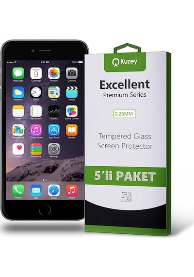 Apple Uyumlu iPhone 6S Plus Ekran Koruyucu Cam 5 Adet (534061202) 20 Tl Fark Ile Apple Uyumlu iPhone Hızlı Şarj Kablosu
