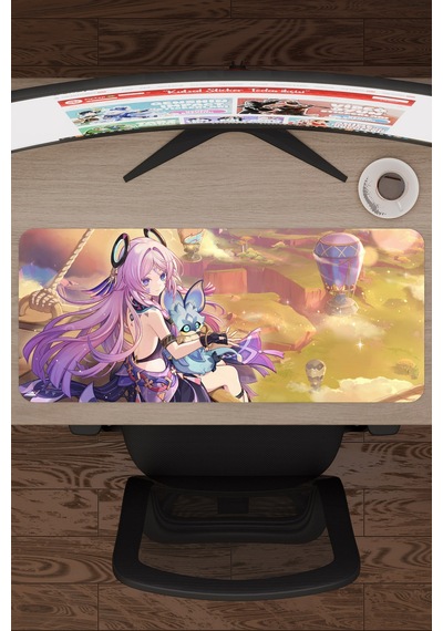 Citlali Genshin Impact Anime Gacha V1 - 70x30 Xl Gaming Mouse Pad Fare Altlığı