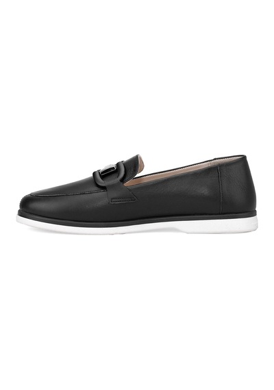 İnci 101973610 5ı Lenno 5fx Kadın Loafer Ayakkabı Siyah Siyah