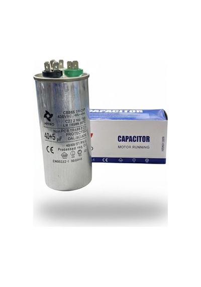 Kondansatör Klima 370v 40+5 Uf