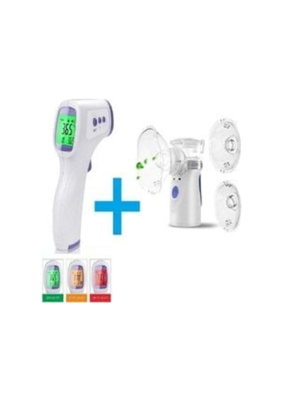 Ac-4020 Taşınabilir Mesh Nebulizatör Çok Hafif Süper Sessiz + Ac-9270 Dijital Temassız Ateş Ö