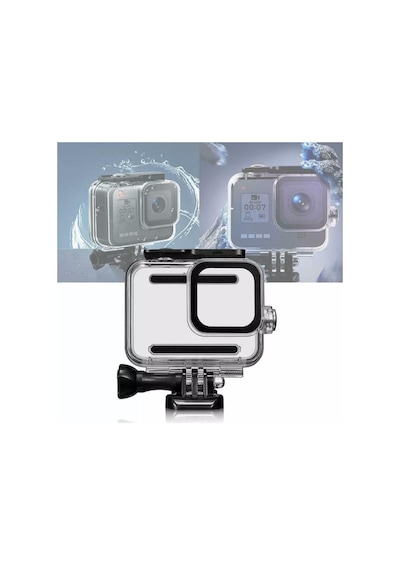 Gopro Hero 12 Hero 11 Hero 10 Hero 9 Waterproof 60 M Su Geçirmez Muhafaza Kılıf Gplus GO209 Çok Renkli