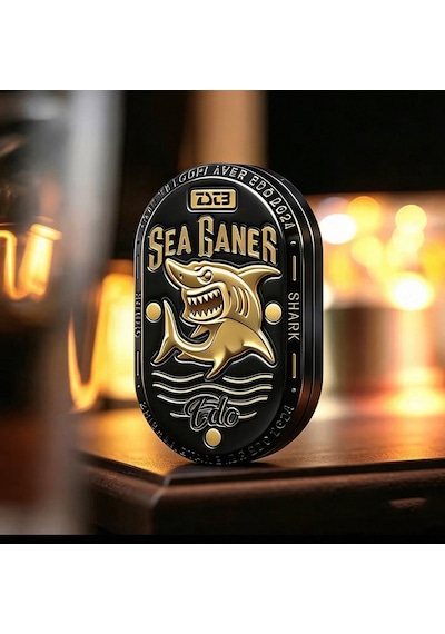 Shark Edc Slider Yeni Nesil Premium Stres Çarkı Black/gold