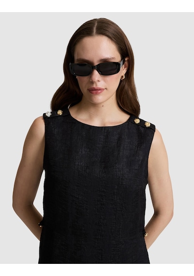Pierre Cardin Kadın Siyah Elbise Dokuma 50324151-vr046