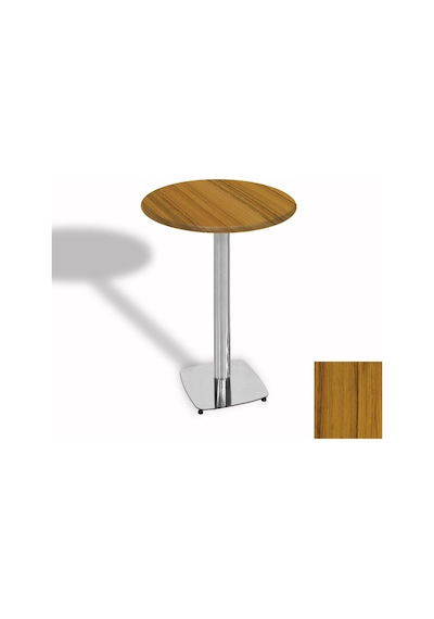 Bistro Masa Tokyo Kromnikel - Werzalit, Wermodin Ve Allzalit Tabla 70 Cm Çap - Real Teak Çok Renkli Bistro Masa Tokyo Kromnikel - Werzalit, Wermodin Ve Allzalit Tabla 70 Cm Çap - Real Teak Çok Renkli