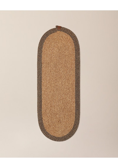 Madame Coco Alsace Masa Runner - Naturel/siyah Çok Renkli