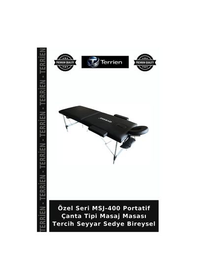 Özel Seri Msj-400 Portatif Çanta Tipi Masaj Masası Tercih Seyyar Sedye Bireysel Çok Renkli