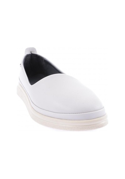 Dgn 2084-23y Kadin Dekolteli Loafer Ayakkabi 2084-1986-R1796 Taş