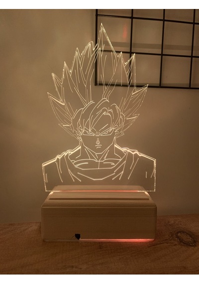 Dragon Ball Z Goku 16 Renk Gece Lambası