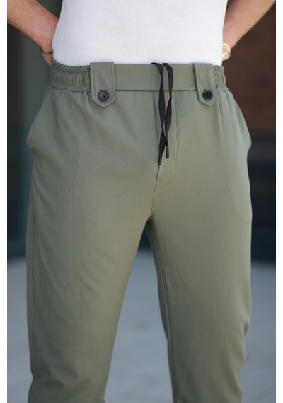 Madmext Çağla Yeşili Regular Fit Erkek Pantolon E6574