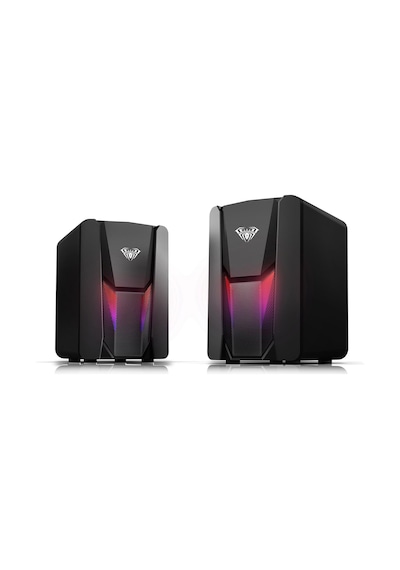 Aula N-108 1+1 Usb / Aux Stereo 2.0 Rgb Masaüstü Gaming Oyuncu Hoparlör Speaker Ses Sistemi