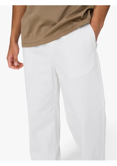 ONLY & SONS Onssınus Loose 0007 Cot Lın Pant Noos Erkek Beyaz Pantolon - 22028267