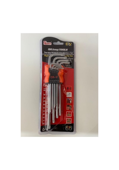 Yıldız Uç Alyan Seti Uzun 9 Pcs