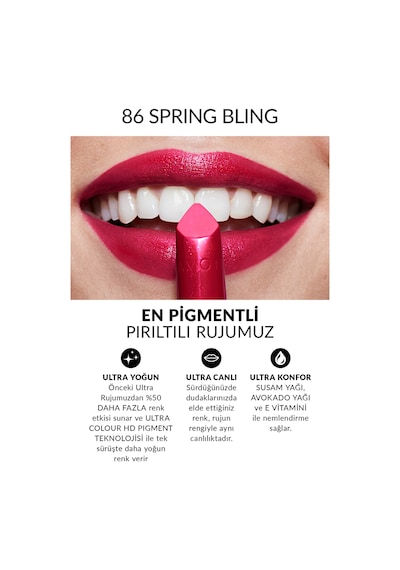 Avon Ultra Shimmer Pırıltılı Ruj Spring Bling