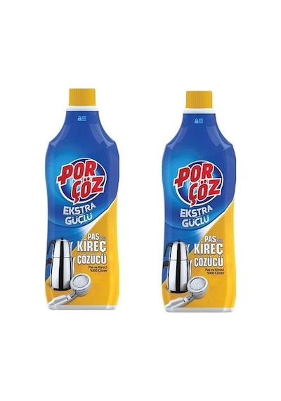 Porçöz Ekstra Güçlü Pas ve Kireç Çözücü 2 x 1 L