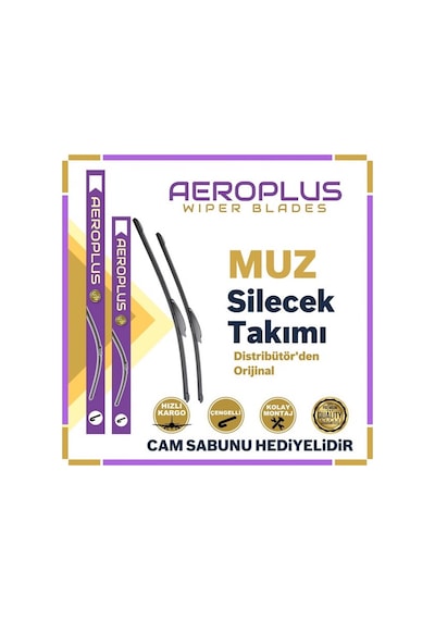 Aeroplus Hyundai İ20 Muz Silecek Takımı 2008-2014