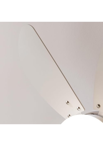 Kcf280 60w 30 İnç Ahşap 6 Kanatlı Lambalı Avizeli İpli Tavan
