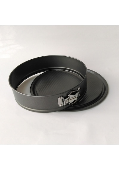 KELEPÇELİ TEPSİLİ TEFLON YANMAZ YAPIŞMAZ KEK KALIBI-26 CM
