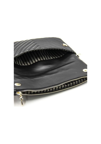 Silver Polo Sp1134 Kadın Portföy & Clutch Kapitone V Siyah-siyah