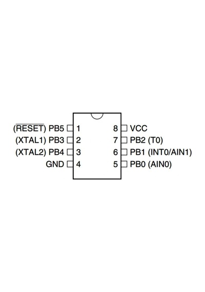 Attiny11l-2pc 8-bit 2mhz Mikrodenetleyici Pdıp-8