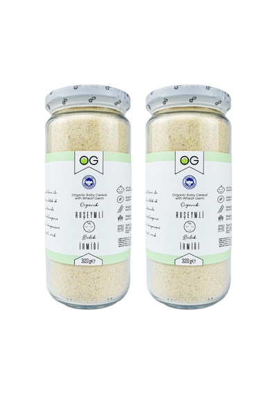 OG natural 2'li Organik Ruşeymli Bebek İrmiği 320 Gr