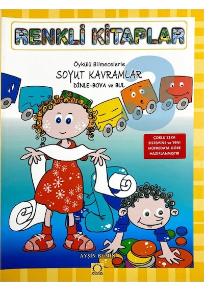 4-6 Yaş Renkli Kitaplar Soyut Kavramlar Angora Yayınevi