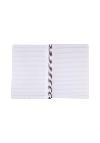 Faber-castell Spiralli Defter, 100 Yaprak, 70g Kağıt, A4, Çizgili, 500 Mikron Pp Kapak, Dayanıklı Ve Çevre Dostu, Çok Renkli