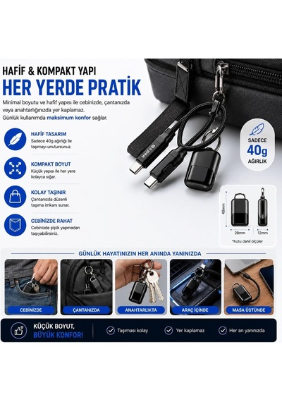 S-link Armor Cc-020 60w 20 Cm Type-c To Type-c Pd Örgülü Metal Başlıklı Siyah Hızlı Şarj Kablosu, Kısa Type C Kablo İphone Vb Tüm Type C Telefon Ve Tabletler İle Tam Uyumlu