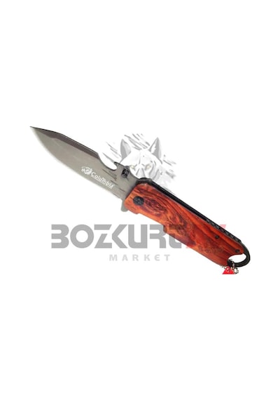 Columbia marka Kamp Çakı(MH-K978)146gm-21cm-9cmHIZLI AÇILIR-KİLİTLENİR Kahverengi