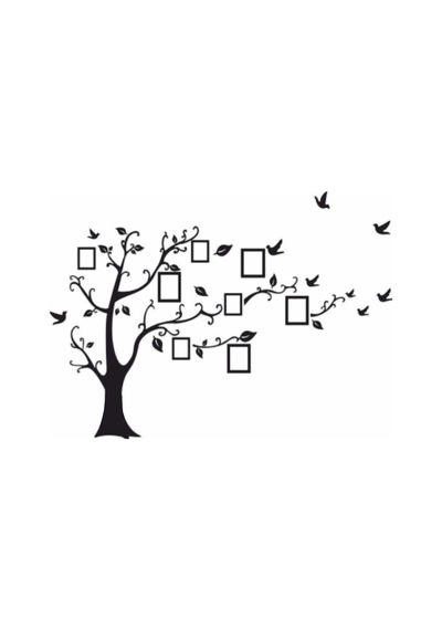Aile Ağacı Sticker Seti B