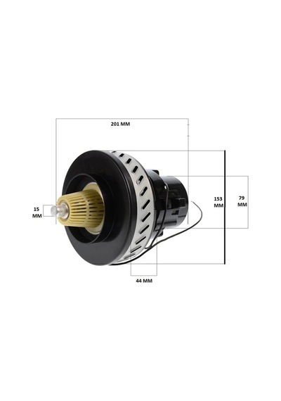 İhlas Süpürge Motoru Lıbella 220v 1200w Bakır Sargılı