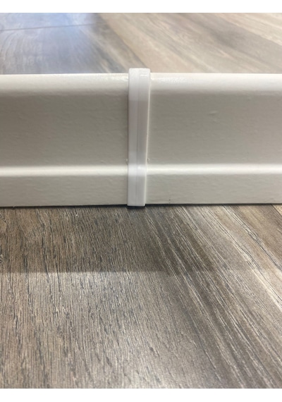 8 Cm Beyaz Süpürgelik İç Köşe Dış Köşe Aparat