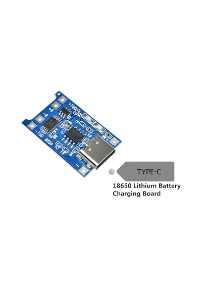 Robizstore TP4056 Korumalı Lityum Pil Şarj Devresi Type C Usb Batarya
