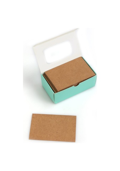 Boş Kartvizit Kraft 8.5x5.5 (90'lı) Boş Kartvizit Kraft 8.5X5.5 (9