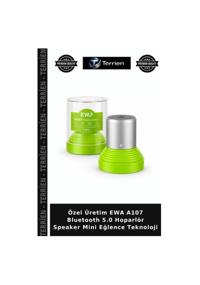 Özel Üretim Ewa A107 Bluetooth 5.0 Hoparlör Speaker Mini Eğlence Teknoloji