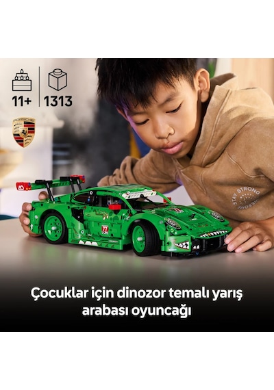 LEGO® Technic™ Porsche 911 GT3 R REXY AO Racing Araba 42224 – 11 Yaş ve Üzeri Çocuklar için Yaratıcı Oyuncak Yapım Seti(1313Parça)