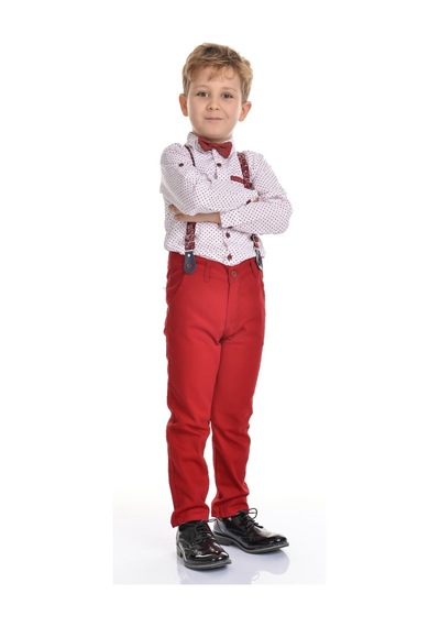 Renkli Pantolon Gömlekli Erkek Çocuk Takım 001