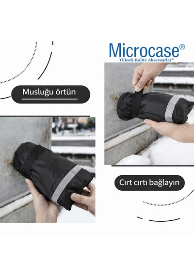 Microcase Reflektörlü Su Geçirmez Bahçe Açıkalan Dış Mekan Musluk Don Buzlanma Koruyucu Kılıf 2 Adet Al5512