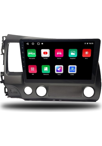 Oskodi Honda Civic Fd6 Android Carplay Multimedya 2007-2011 2gb Ram + 32gb Hafıza