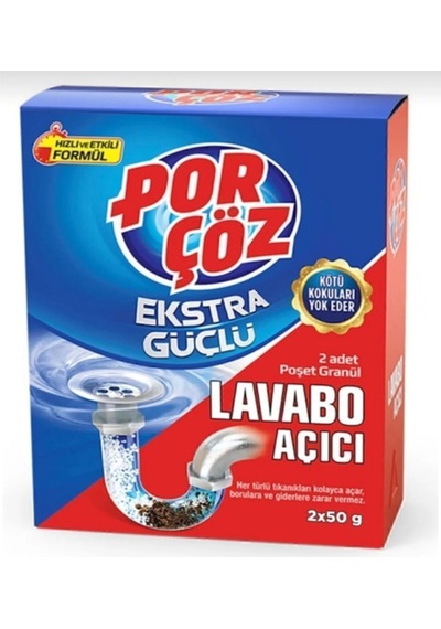 Lavabo Açıcı 50 Gr X2 Adet