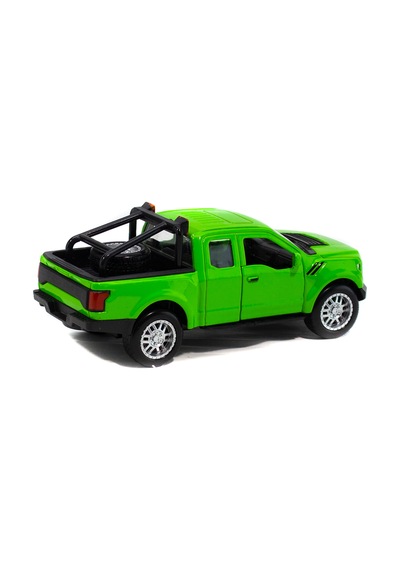 Metal Ford Ranger Pikap Çek Bırak Işıklı Yeşil 12 Cm