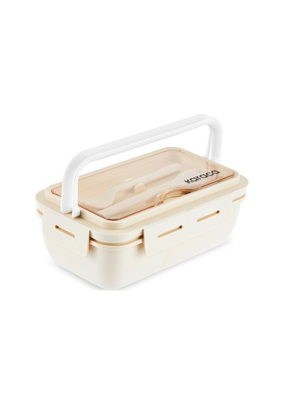Karaca  Fusca Çatal Kaşıklı Lunch Box Krem