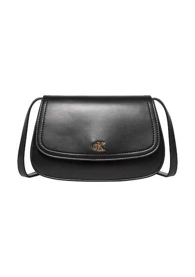 Calvin Klein Ck Flap Camera Bag Kadın Siyah Omuz Çanta-12571 Siyah